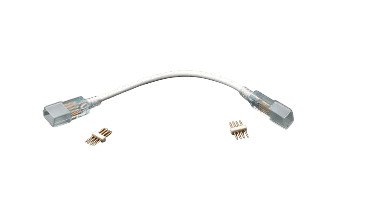 10 mm Middle Connector 4PIN with wire for RGB 110V strip