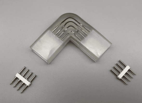 90 degree 4PIN L corner for RGB AC120V strip