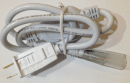 AC Power Cord for M-N15 Flex Neon, 120V/8A, 18AWG, 1.5m
