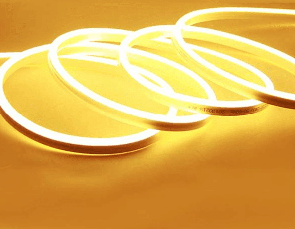 6mm LED Neon Rope Light, 4000K, 12V DC, IP67, 8W/m — 30m Roll
