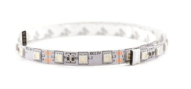 Discontinued Item- LED Strip BLUE 24in  0.6m  IP20 8.64 watts 36 leds  strip w  connectors