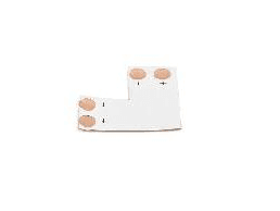 L-Corner 2-Conductor Connector for 8mm LED Strip PC Board