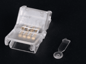 IP65 Strip-to-Strip Clear Connector for 10mm Outdoor RGB LED Strip