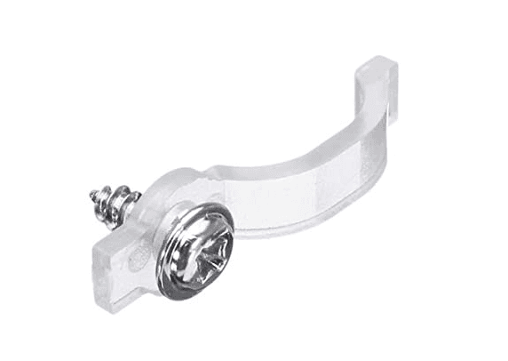 Discontinued Item- Curved fixing clips  for outdoor led roll (W)10mm screws not includedprice for each