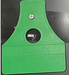 Discontinued Item- Dark Green Spatula 4in wide 4.75in long hole in center