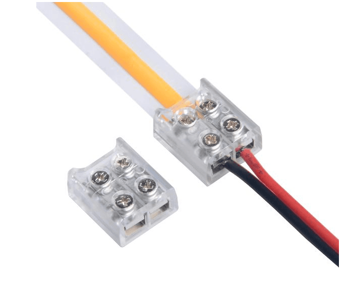 8mm PCB-to-Wire Screw Connector, 2-Pin, IP20, DC 3-24V, 6A Max (5-Pack)