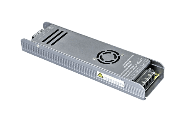 Discontinued Item- Poli 12V 400W Slim LED Power Supply 120VAC Input - 9.65inx2.5inx1.2in