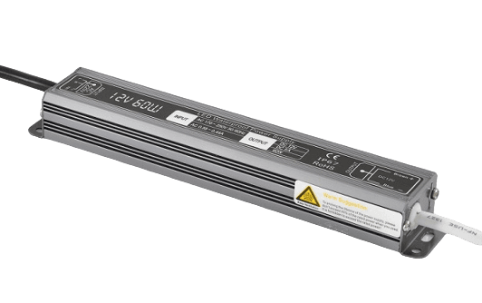 Discontinued Item- Poli 12VDC 60W Waterproof LED Power Supply 120VAC Input IP67 UL Listed