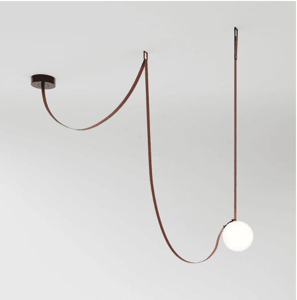 RS CHANDELIER CORIUM Color: Red Material: Alabaster, Dimensions: 31.5 x 47.2 in - 80 x 120cm