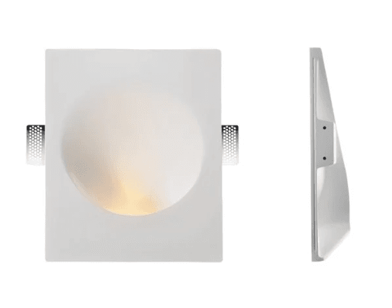Trimless Plaster Wall Lamp, 10W, 120-240V, IP20 Gypsum Wall and Ceiling Fixture