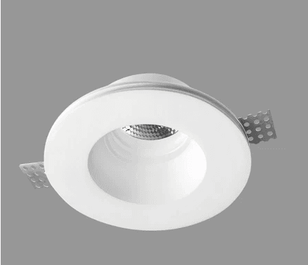 Trimless Recessed Downlight, 5W, 6000K Cool White, White Finish