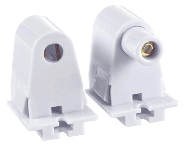 Discontinued Item- FA8 T8 light bulb socket Material  PC Voltage  85-220V Current  5A Temperature  105deg Cels.