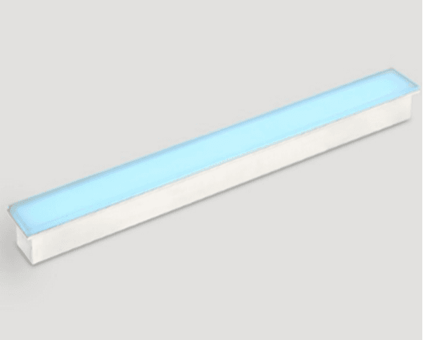 Discontinued Item- Underground LED brick light 14Watt CCT RGB SPI 24VDC size 60x10x6CM IP67 material 12mm frosted tempered glass cover with stainless steel body