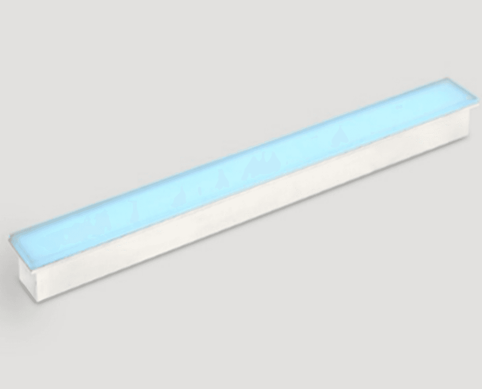 Discontinued Item- Underground LED brick light 21Watt CCT RGB SPI 24VDC size 60x20x6CM IP67 material 12mm frosted tempered glass cover with stainless steel body