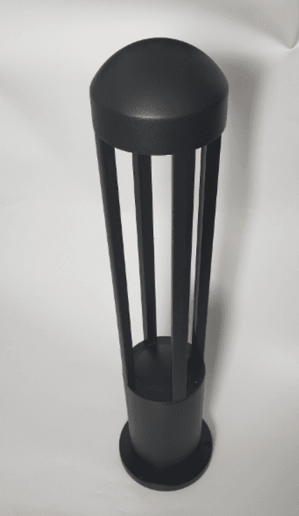 Discontinued Item- Outdoor LED Bollard Black Dim degrees145x800mm 15 Watt 5000K