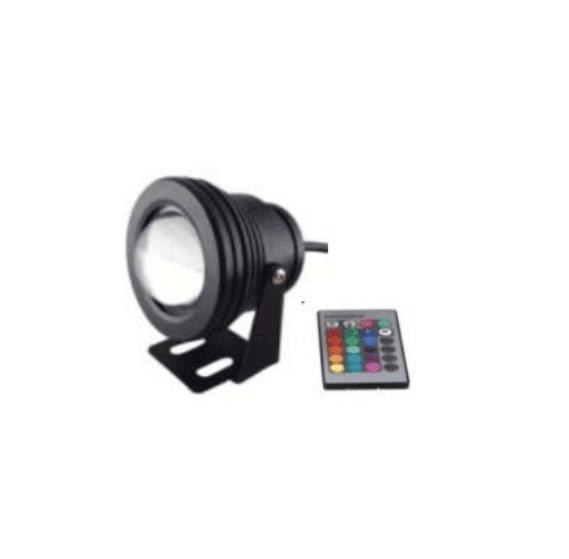 FINAL SALE - Limited 30-day Warranty- Price Drop 30%-Size:75*H190mm Finishing Color:Black/Sliver 24 RGB with remote IP Grade:IP65 without spike Wire:0.3M DC12V