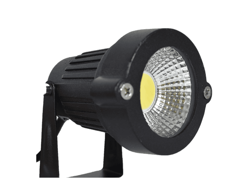 LED Spike Light 5W 12VDC 6000K IP65 Outdoor Ground Fixture, Aluminum