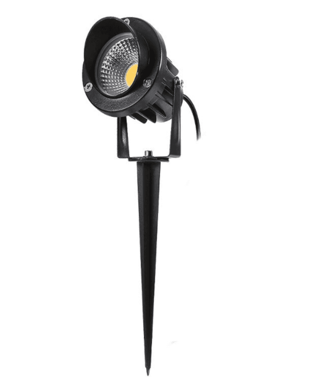 LED ground aluminum shell light w/ spike, 7 watts, AC85-265V, 4000K