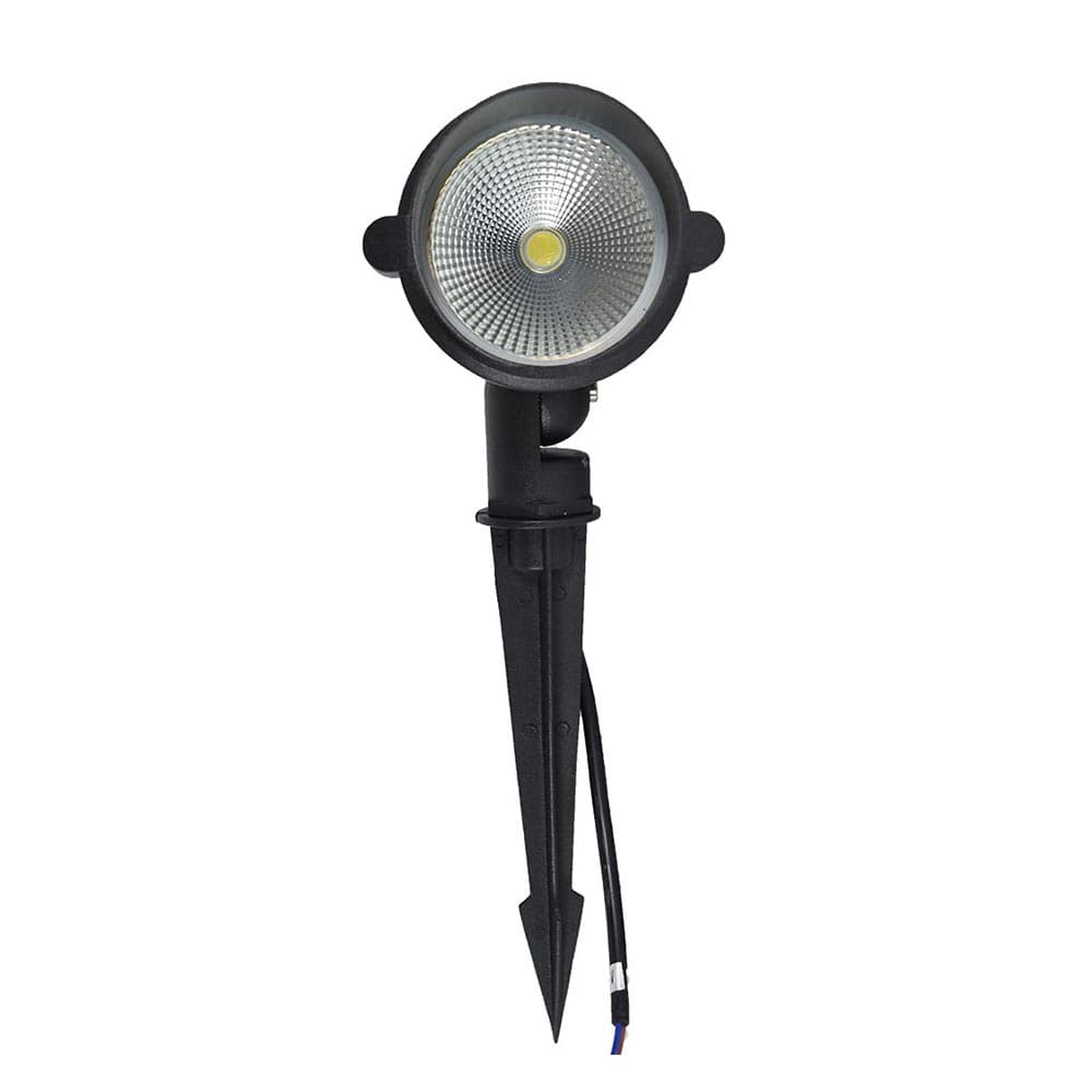 Discontinued Item- LED Spike Light aluminum 7Watt 24Vdc (W)12.6x(H)10cm White IP65