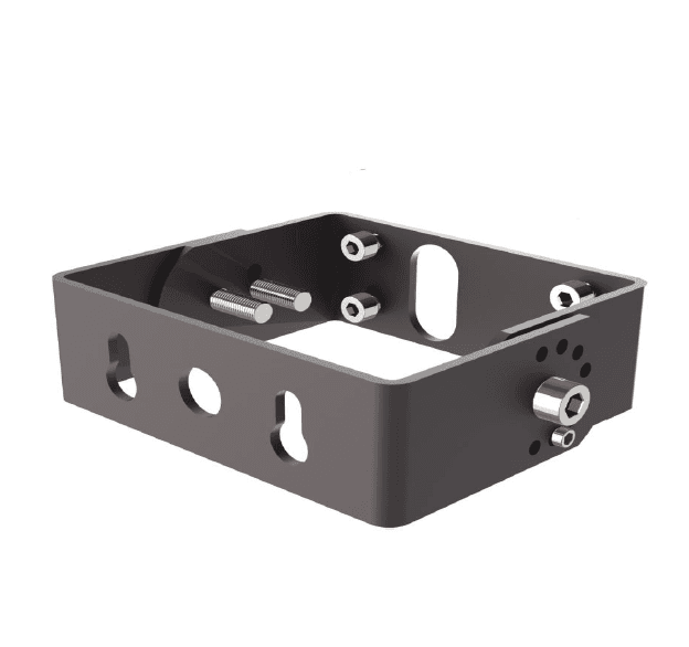 Trunnion Mounting Bracket for RM Series LED Fixtures, 100W-300W, Black Finish