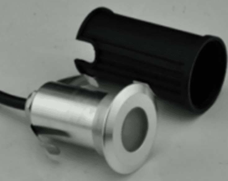 Round Underground LED Light, 1W 12VDC 6000K IP65, 42mm Diameter