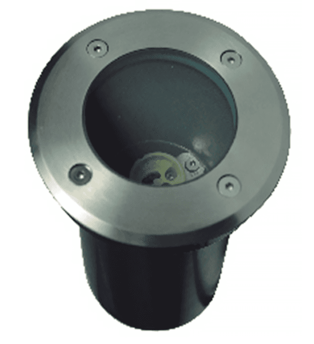 Underground LED Light Shell/Base ONLY, for MR16 bulb use, Size:?110*H130mm, Stainless steel + aluminum body, IP65, Wire: 0.4M, 1 Year Warranty, lamp/bulb sold separately