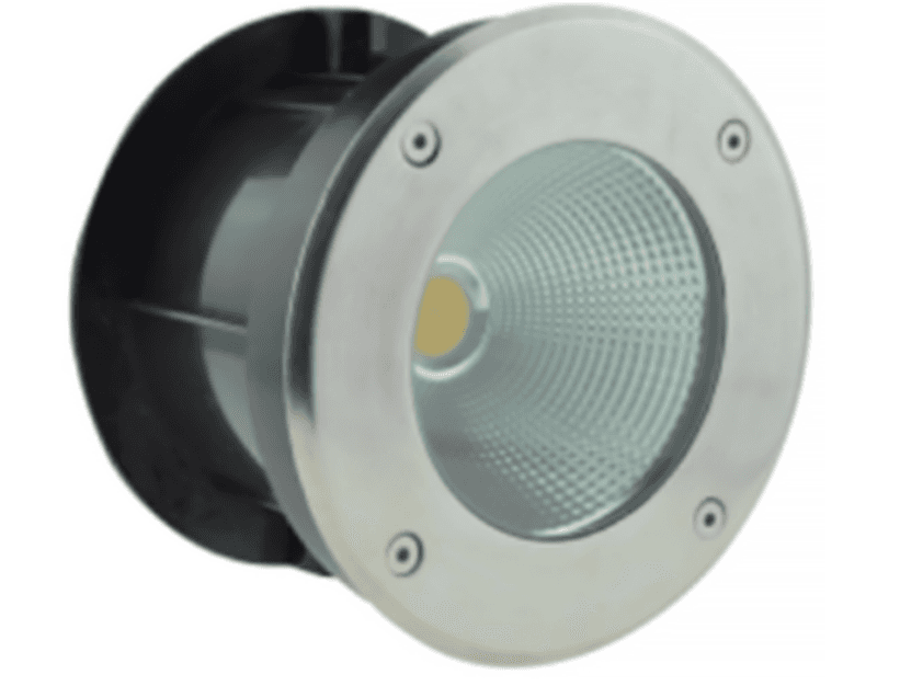 15W Round COB LED Underground Light, 4000K, 12V DC, IP66, 30° Beam