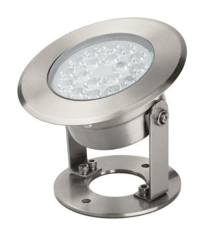 9W RGB+CCT LED Underwater Light Input Voltage: DC24V 9W CRI: 80 2700K-6500K 610 LM 95LM/W Beam Angle: 15 IP68