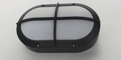 Outdoor LED Wall Sconce, 7W, 5000K, Black Finish, 120-277V