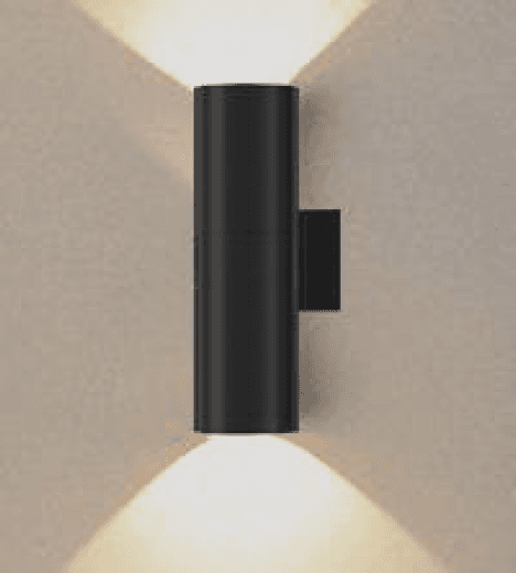 Cylinder Wall Sconce, 24W, 2000lm, 5CCT Tunable, IP65, Up/Down Light