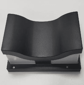 FINAL SALE - Limited 30-day Warranty- Price Drop 35%- Outdoor LED Wall Sconce 247x180x121mm Black 12 Watts 5000K