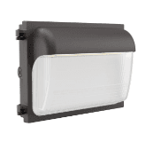 LED Wall Pack, 60-120 W Field Selectable, 125 lm/W, 3CCT, IP65, Bronze Die-Cast Housing