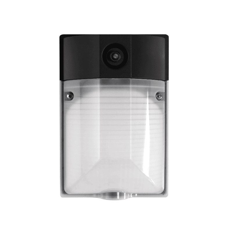 13W LED Mini Wallpack with Photocell, Frosted Cover, 5000K, 1500lm