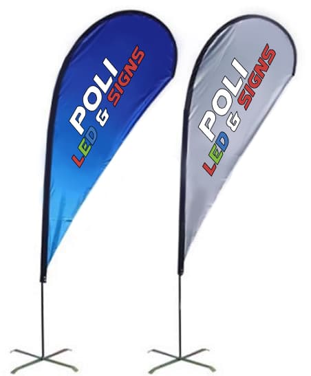 Flag Pole (H)3.65m/11.87' with carrying bag & w/o base, 4 tubes total