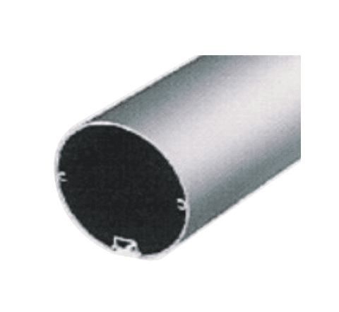 Aluminum Round Pole, 60mm Diameter x 3.65m Length, Single Conduit Channel