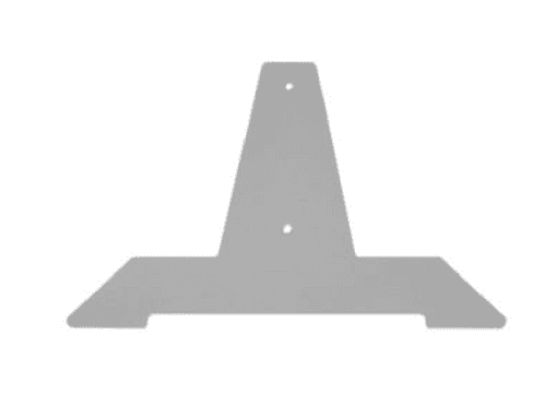 Discontinued Item- Steel side base with screw (W)30x(H)20cm