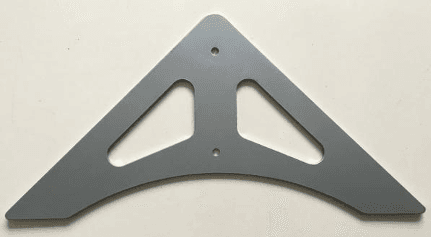 Steel Base for Aluminum Frame Signage, 48 x 26 cm, Steel Construction