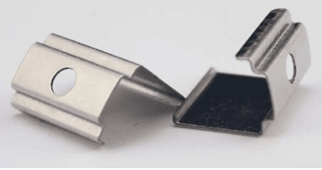 Wall Mount Clip for LED Corner Lighting Profiles, 10-Piece Bag