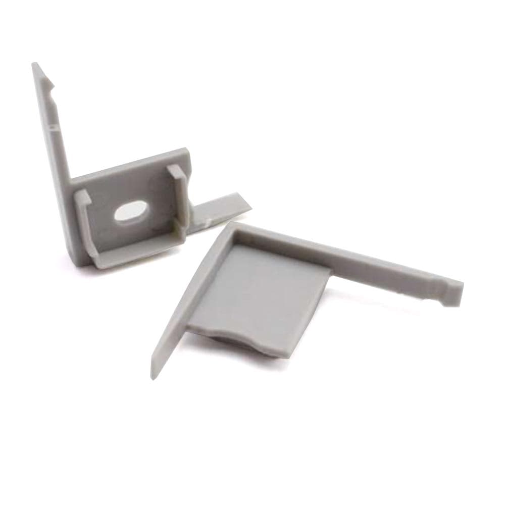 End Caps for LED Corner Channel, Set of 2, 50,000-Hour Rated Life