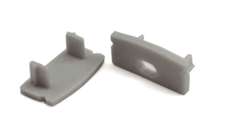 End Caps for LED Corner Channel — 5 Pairs per Bag