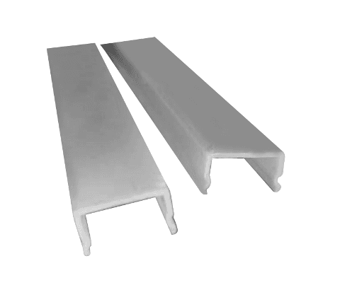 Aluminum Recessed Baseboard Profile Covers
