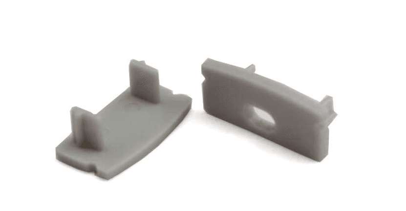 LED Strip End Caps, 5 Pairs per Bag, Drywall Profile Termination