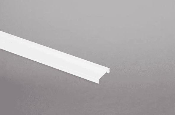 Opal Frosted Cover for LED Linear Fixtures, Drywall Profile Diffuser