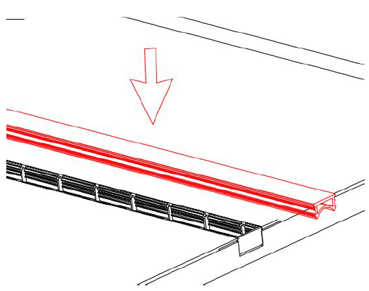 Silicone Cover for LDW Drywall Flex Series 5-LDW2513, Sold by Meter