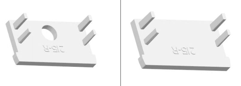 Silicone End Cap for LDW2513FLEX Drywall Flex LED Channel