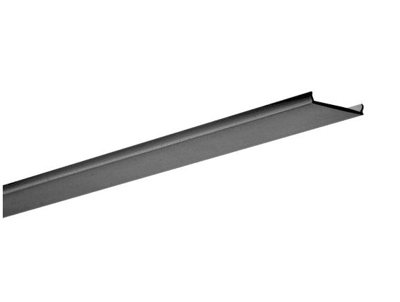 Black Frosted Cover for LED Linear Channel, 1-Year Warranty, 50,000 h LED Life