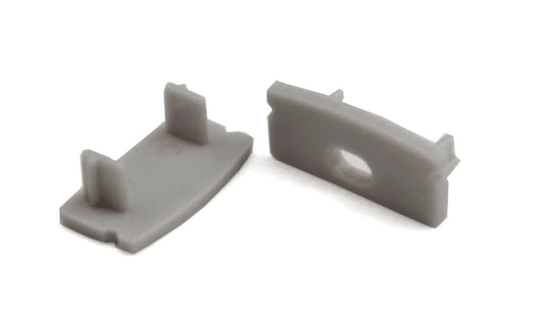 End Caps for LED Strip Channels, 5 Pairs per Bag