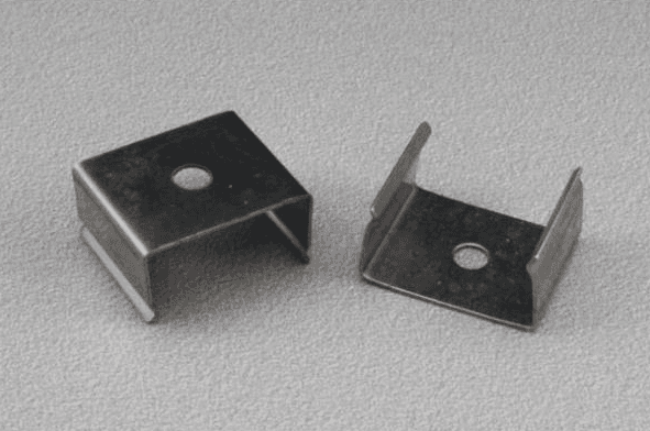 Black End Caps for LED Channel, 2-Piece Set, Drywall Profile Compatible