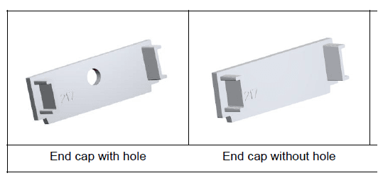 Silicone End Cap for LDW3515FLEX Drywall Flex LED Strip Profile