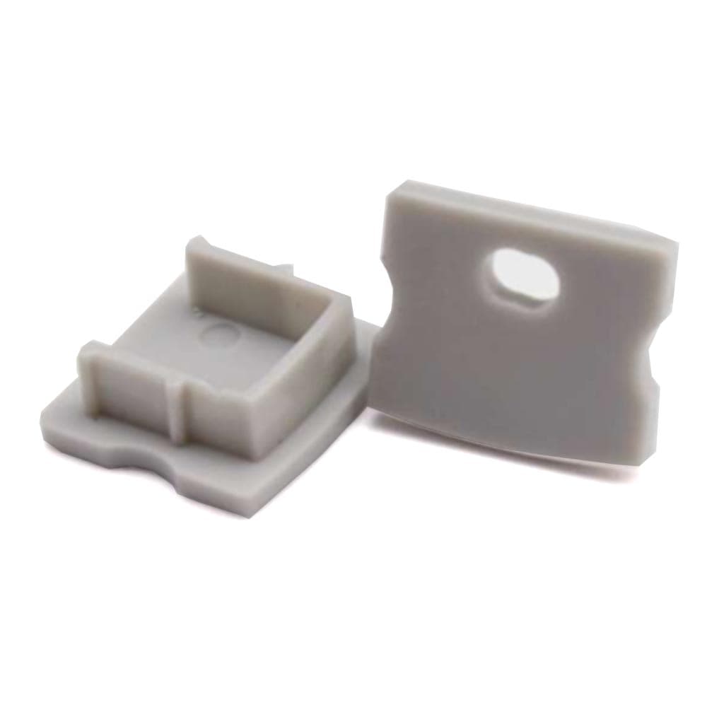 End Caps for LED Strip Channel, 5 Pairs per Bag